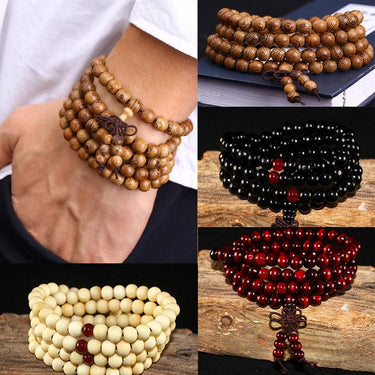 Popular Natural Sandalwood Mala Beads